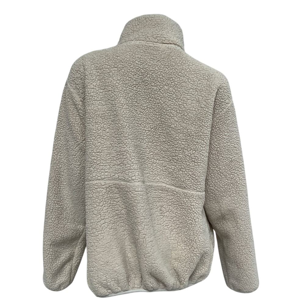 Aviator Nation Cozy Cream Teddy Half Zip Pullover Size XXL - Picture 3 of 5